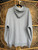Vintage Tommy Hilfiger Spell Out Grey Full Zip Hooded Sweatshirt Size XXL 2XL