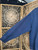 Vintage Y2K Nike Grey Bar Football Center Check Navy Blue Hooded Sweatshirt Size Large