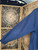 Vintage Y2K Nike Grey Bar Football Center Check Navy Blue Hooded Sweatshirt Size Large