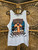 Vintage Indy 500 IndyCar Racing White Tank Top Size Medium