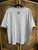 Vintage Indiana University IU Hoosiers Horizontal Grey Striped T-Shirt Size X-Large XL