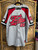 Vtg Y2K FUBU League '05 Red Grey Baseball Jersey Size XXL 2XL