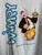 Vtg 90s 1994 Popeye's Wimpy The Moocher Satin Embroidered White T-Shirt Size Large