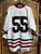VTG CCM Maska Chicago Blackhawks #55 White NHL Hockey Jersey Size XL