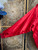 Vintage Ford Motorsport Red Satin Bomber Jacket Size Medium