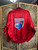 Vintage Ford Motorsport Red Satin Bomber Jacket Size Medium