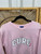 Y2K Champion Breast Cancer CURE Pink Crewneck Sweatshirt Size Large