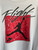 Vintage Nike Air Jordan "Flight" White Cut Off Crewneck Sweatshirt Size Medium