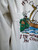 Vintage Calvin & Hobbes DePauw University Long Sleeve White T-Shirt Size Large