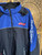 Vintage Budweiser Bud Light 3M Colorblock Black Full Zip Windbreaker Jacket Size X-Large