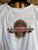 Vtg Y2K 2003 Harley Davidson Columbus, Ohio Studded White Baby Tee Women's Size X-Large XL