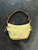 Vintage Y2K Fossil Chartreuse Green Suede Hand Bag
