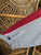 Vintage Indiana University IU Hoosiers Red Stripe Grey Crewneck Sweatshirt Size X-Large XL