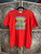 Vintage 70s "Before You Meet the Handsome Prince You Gotta Kiss Alot Of Toads" Orange Frog Graphic T-Shirt Size Large