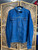 Vintage 60s 70s Key Imperial Blue Denim Jacket Size 48 Tall