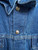 Vintage 60s 70s Key Imperial Blue Denim Jacket Size 48 Tall