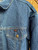 Vintage 60s 70s Key Imperial Blue Denim Jacket Size 48 Tall