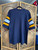 Vtg 80s 90s Logo 7 Notre Dame University Fighting Irish Varsity V-Neck T-Shirt Size Large