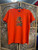 Vintage Y2K Dragon Graphic Orange T-shirt Size Medium