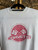 Vintage 90s Jerzees Corvette Red Stitched White Crewneck Sweatshirt Size Large