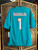 NWT Nike NFL Miami Dolphins Football Tua Tagovailoa #1 Teal Jersey Size Medium