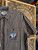 Vintage Empyre Brown Striped Full Zip Collared Shirt Size Medium