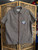 Vintage Empyre Brown Striped Full Zip Collared Shirt Size Medium