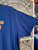 Vintage Y2K Giant "Follow Me I'm Lost" Navy Blue & Orange T-Shirt Size 2XL