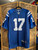 Y2K Reebok NFL Indianapolis Colts Austin Collie #17 Blue Stitched Jersey Size 50