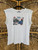Vtg Y2K 2003 Harley Davidson "Bikers Rule" Southside Indianapolis White Muscle Baby Women's Size 2XL XXL