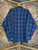 Vintage Ralph Lauren RL Green/Blue Plaid Blaire Button Down Shirt Size X-Large XL