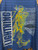 Vintage Lightning Bolt Basketball Graphic Blue Striped Tank Top Size Medium