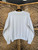 Vintage University Place Vincennes University White Knit Crewneck Sweatshirt Size Large