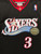 Mitchell & Ness Sixers Allen Iverson #3 NBA Basketball Black Jersey Size Medium