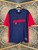 Vintage Logo Athletic MLB Cleveland Indians Baseball Button-Up Jersey Size X-Large