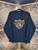 Vintage Nutmeg Indiana Pacers NBA Embroidered Black Crewneck Sweatshirt Size Medium