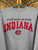 Vintage Cadre Athletic Indiana University IU Red Stitched Grey Crewneck Sweatshirt Size Medium