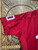 Vintage Steve & Barry's Indiana University IU Hoosiers #10 Football Red Jersey Size Medium