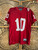 Vintage Steve & Barry's Indiana University IU Hoosiers #10 Football Red Jersey Size Medium