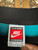 Vintage Nike Team Jacksonville Jaguars Teal Blue Football Warm-Up Jersey Size Large