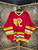 Rawlings Red Yellow Hockey Jersey Size Large