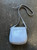 Vintage 90s 1997 Coach #9990 Small Frame Periwinkle Blue Leather Pouch