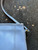 Vintage 90s 1997 Coach #9990 Small Frame Periwinkle Blue Leather Pouch