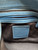 Vintage 90s 1992 Coach Hamptons Legacy  #7783 Periwinkle Blue Leather Shoulder Bag With Matching Wallet