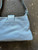 Vintage 90s 1992 Coach Hamptons Legacy  #7783 Periwinkle Blue Leather Shoulder Bag With Matching Wallet