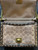2020 Coach Hutton #89068 Snakeskin Chain Crossbody Bag