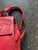 Vintage 90s 1992 Coach Legacy #9858 Red Leather Mini Backpack
