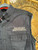 Vintage Harley Davidson Motorcycles Embroidered Black Sleeveless Button Up Shirt Size Medium