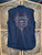 Vintage Harley Davidson Motorcycles Embroidered Black Sleeveless Button Up Shirt Size Medium