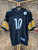 90s Starter NFL Pittsburgh Steelers Kordell Stewart #10 Black Football Jersey Size Large